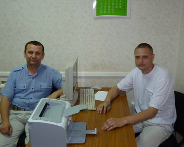  Председатель Объединения профсоюзов  Татарстана Мильченко Н.И. и председатель ППО ОАО "ТРК "ТВТ" (РПРиУ) Хомутов К.В. 